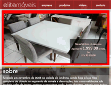 Tablet Screenshot of elitemoveis.com